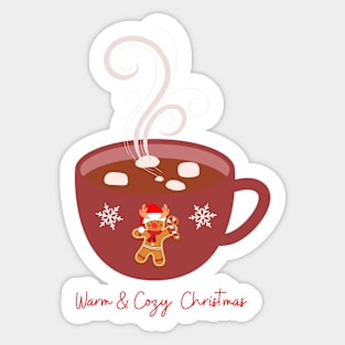 Warm & Cozy Christmas Sticker